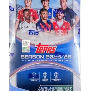 2025/26 Topps Soccer UEFA Club Competitions Flagship Hobby Box