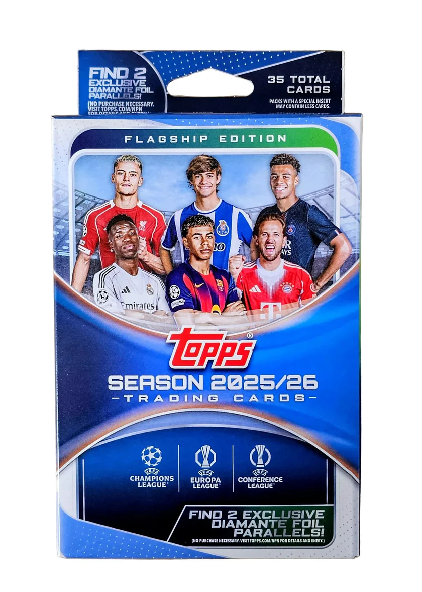 2025/26 Topps Soccer UEFA Club Competitions Flagship Hanger Box