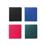 Archivadores con cremallera para guardar cartas y cromos coleccionables. Diseño resistente, con logotipo en relieve y costuras reforzadas, ideal para proteger y organizar tu colección.