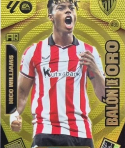 Adrenalyn XL LaLiga EA Sports 2025/26 - Balon de Oro - 469 - Nico Williams - Athletic Club Bilbao