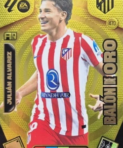 Adrenalyn XL LaLiga EA Sports 2025/26 - Balon de Oro - 470 - Julian Alvarez - Atletico de Madrid