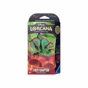 Mazo de inicio Esmeralda Rubí en Inglés de la colección Disney Lorcana T1 The First Chapter