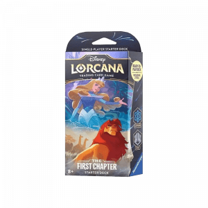 Mazo de inicio Zafiro Acero en Inglés de la colección Disney Lorcana T1 The First Chapter