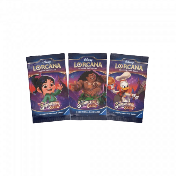Sobres en Inglés de la colección Disney Lorcana T5 Shimmering Skies