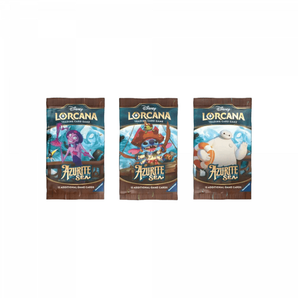 Sobres en Inglés de la colección Disney Lorcana T6 Azurite Sea