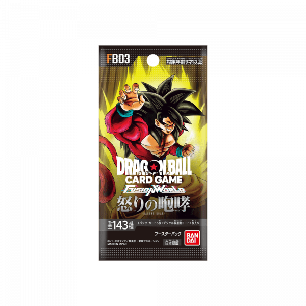 DragonBall Super Card Game - Fusion World (FB03) Raging Roar Booster Pack - English
