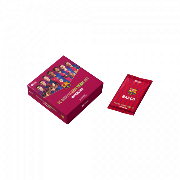 Eleven Card FC Barcelona Team Set refractor 2024-25