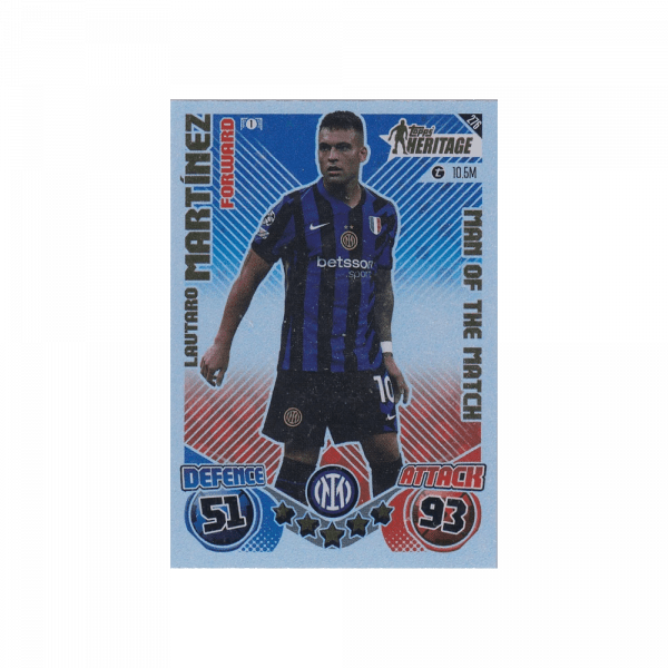 Lautaro Martínez Heritage Man of the Match Nº 276