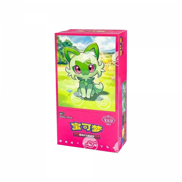 Caja en Chino de la colección Pokémon GEM PACK BOX CBB1C