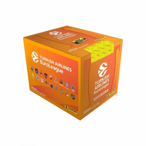 Caja de sobres de la colección Panini Turkish Airlines EuroLeague 24/25
