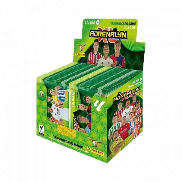 Caja de sobres de la colección Panini Adrenalyn XL 24/25