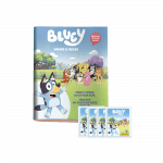 Álbum y 4 sobres Panini Bluey Vamos a jugar
