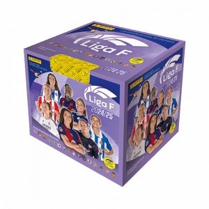 Caja de sobres de la colección Panini Liga F 24/25