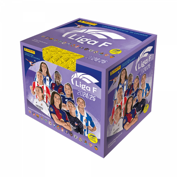 Caja de sobres de la colección Panini Liga F 24/25