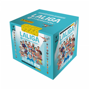 Caja de sobres de la colección Panini Hypermotion 24/25