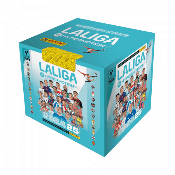 Caja de sobres de la colección Panini Hypermotion 24/25