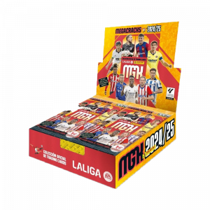 Caja de sobres de la colección Panini Megacracks 24/25