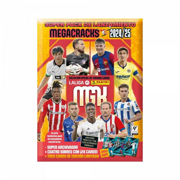 Pack de inicio de la colección Panini Megacracks 24/25