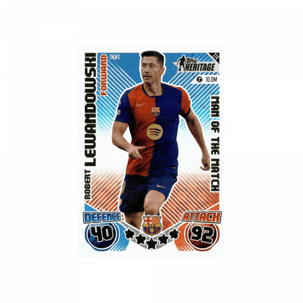Robert Lewandowski Topps Heritage Nº 274