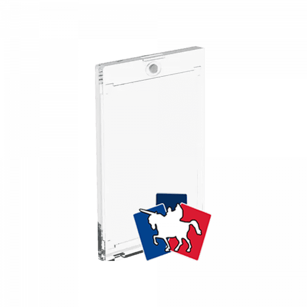 Toploader magnético para proteger al máximo tus cartas o cromos.