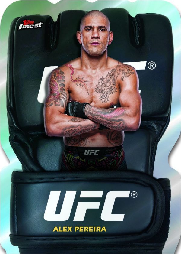 Alex Pereira de la colección Topps UFC Finest 2024