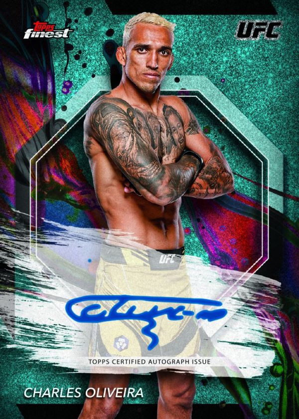 Charles Oliveira de la colección Topps UFC Finest 2024