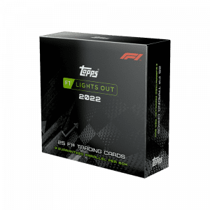 Caja de la colección Topps F1 Lights Out 2022