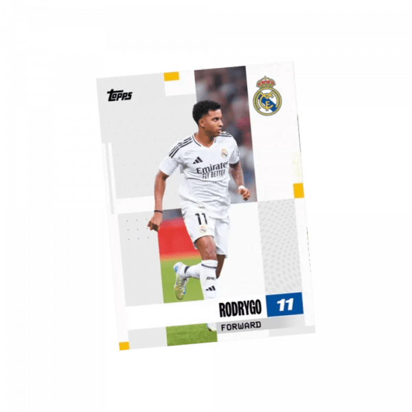 Rodrygo de la colección Topps Real Madrid Team Set 24/25