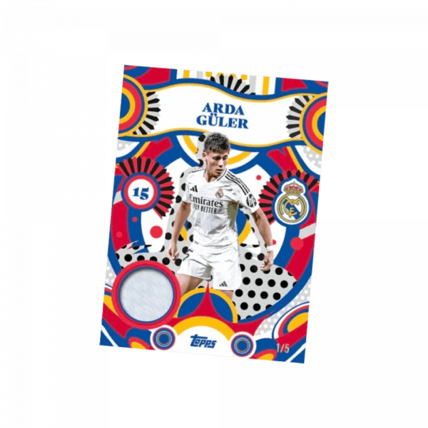 Arda Güler de la colección Topps Real Madrid Team Set 24/25