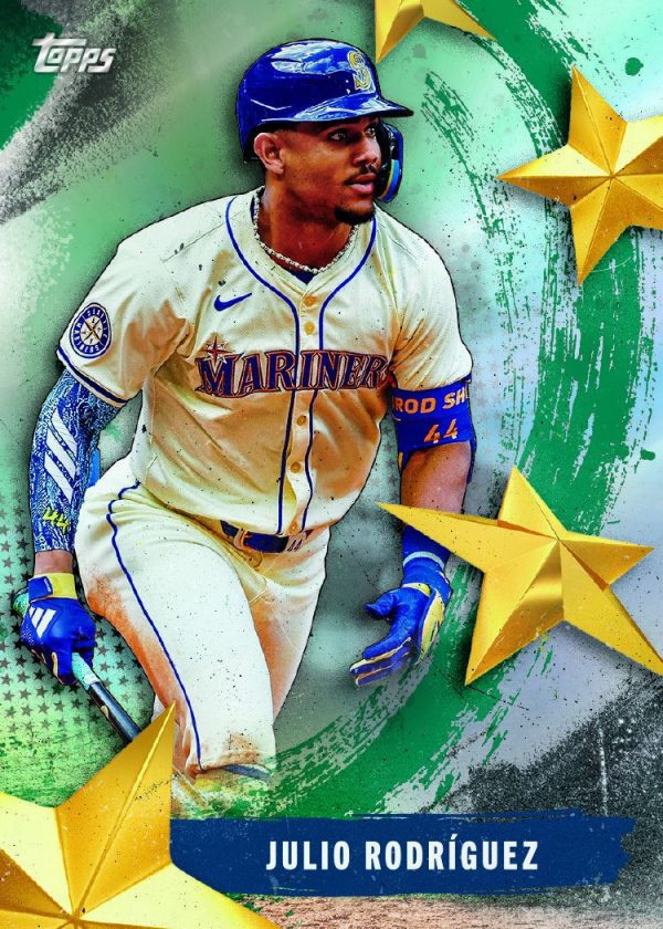 Julio Rodríguez de la colección Topps Series One 2025