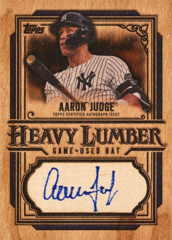 Aaron Judge "Heavy Lumber" de la colección Topps Series One 2025