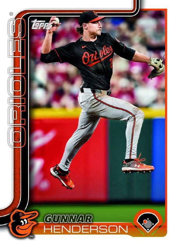 Gunnar Henderson de la colección Topps Series One 2025