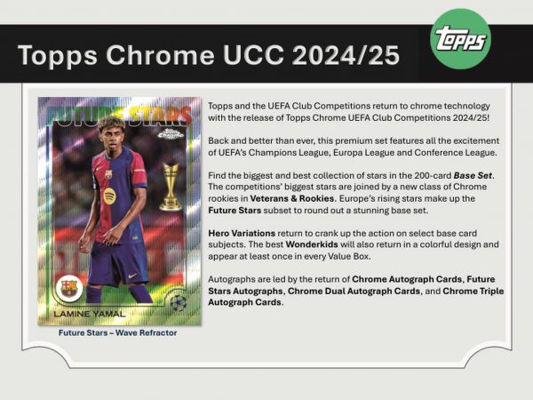 Topps UCC Chrome Value Box 2024-25 - Imagen 2