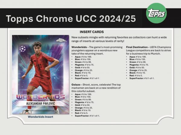 Topps UCC Chrome Value Box 2024-25 - Imagen 5