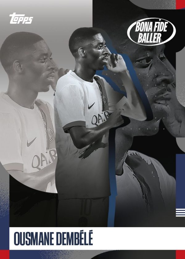 Ousmane Dembélé de la colección Topps Paris Saint-Germain Team Set 24/25