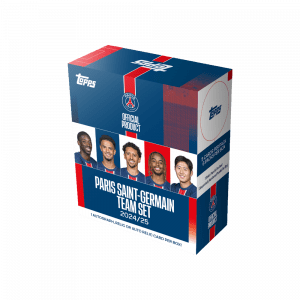 Caja de sobres de la colección Topps Paris Saint-Germain Team Set 24/25
