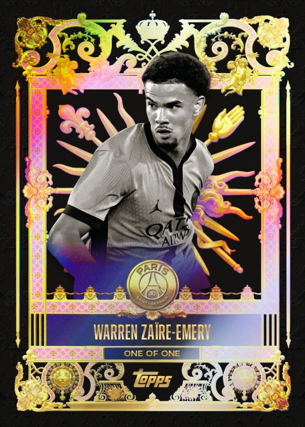 Zaire-Emery de la colección Topps Paris Saint-Germain Team Set 24/25