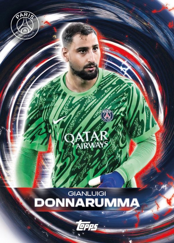 Gianluigi Donnarumma de la colección Topps Paris Saint-Germain Team Set 24/25