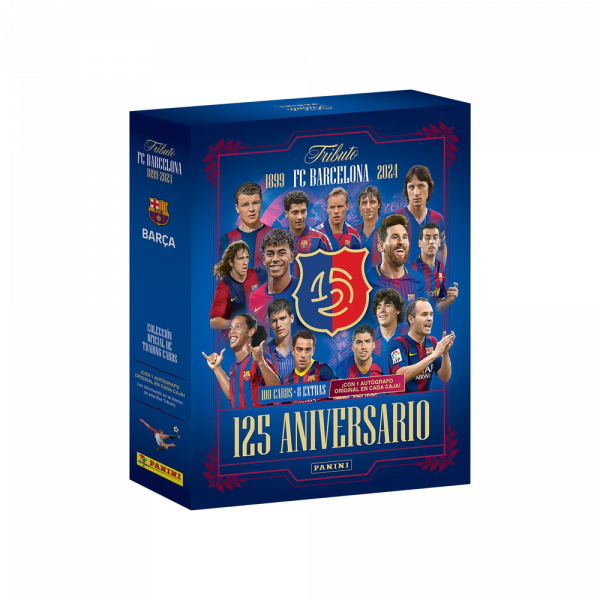 Tributo FC Barcelona 125 Aniversario - Box - Colección Oficial Panini