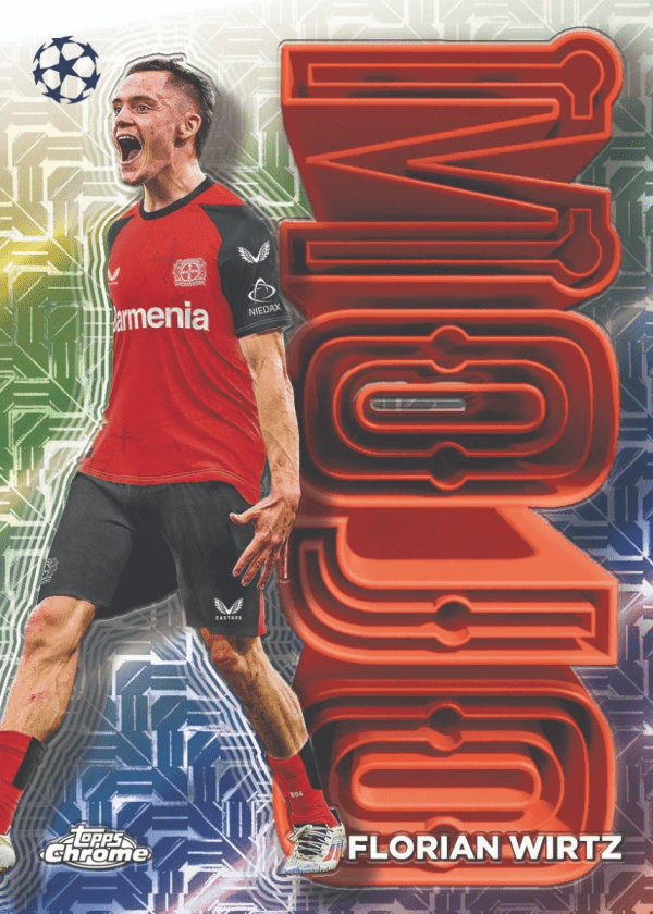 Florian Wirtz de la colección Topps UCC Flagship 24/25
