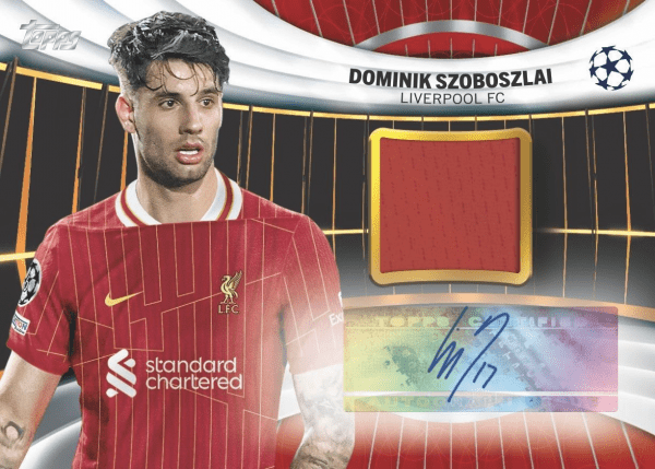 Dominik Szoboszlai de la colección Topps UCC Flagship 24/25